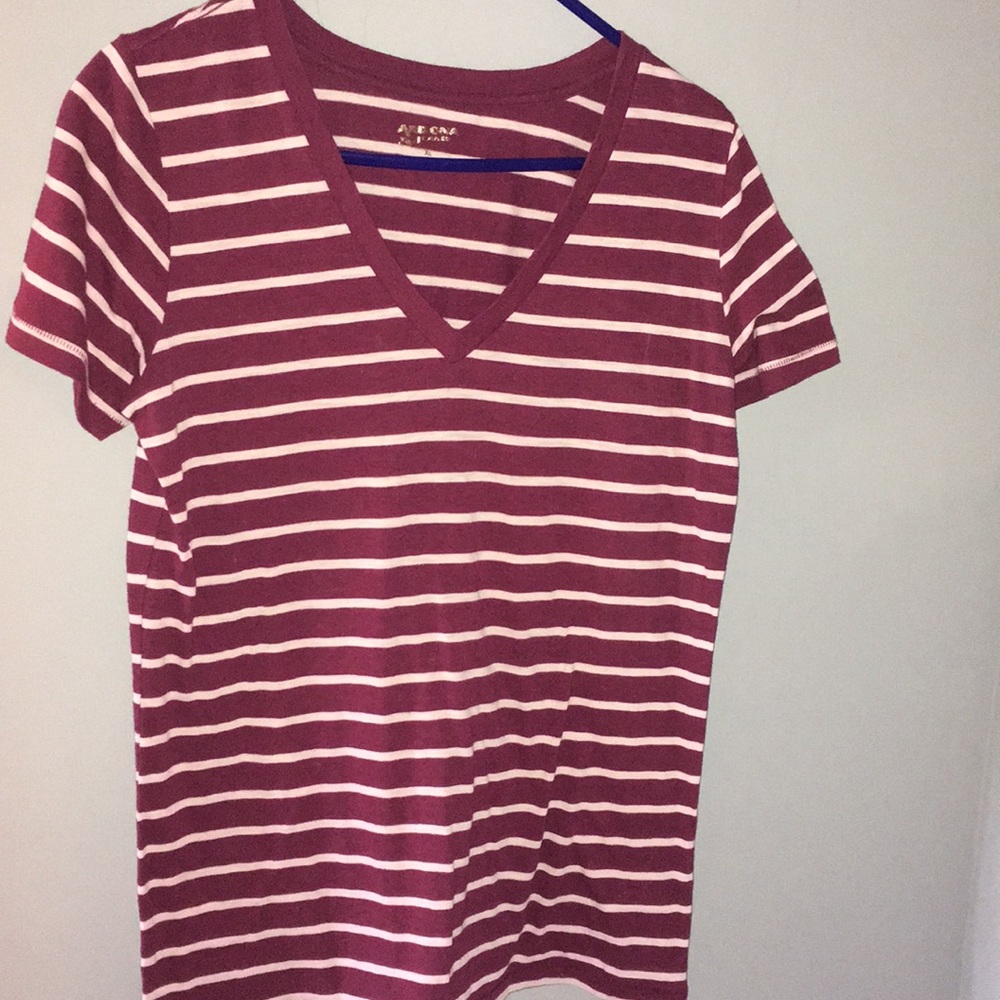 Striped Maroon Shirt
